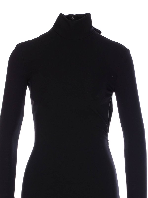 Knielanges Kleid - Schwarz shop online: BALENCIAGA