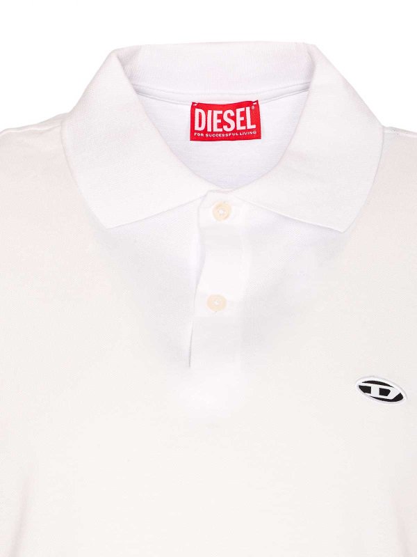 Diesel T-Rejust-Doval-Pj Polo - White - Men|A150570AIJR100