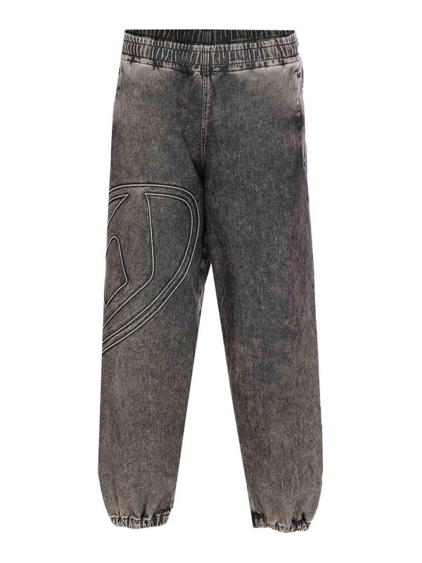 DIESEL: Hosen Shorts - Shorts - Grau