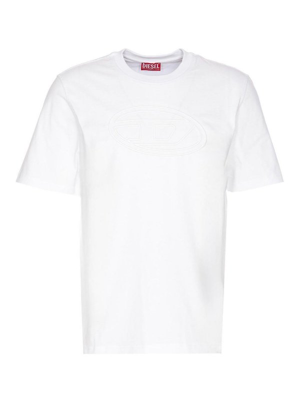 DIESEL: Camisetas - Camiseta - Blanco