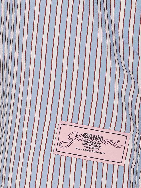 The Best Shops GANNI: Hemden - Hemd - Blau