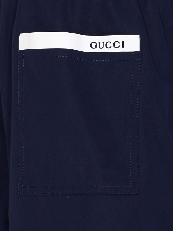 The Best Shops GUCCI: Trousers Shorts - Blue Shorts