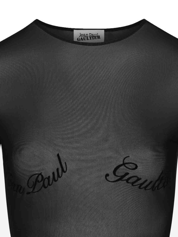 JEAN PAUL GAULTIER: Tops & Tank tops online - The  Flocked Top