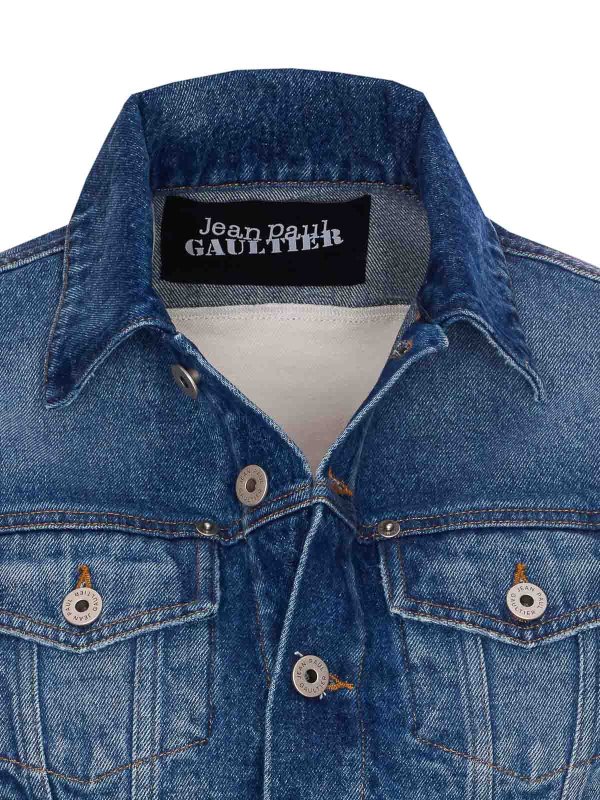 カジュアルジャケット - ブルー shop online: JEAN PAUL GAULTIER