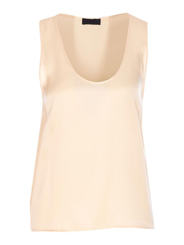 Liu Jo: Tops y camisetas sin mangas - Top - Color Carne Y Neutral