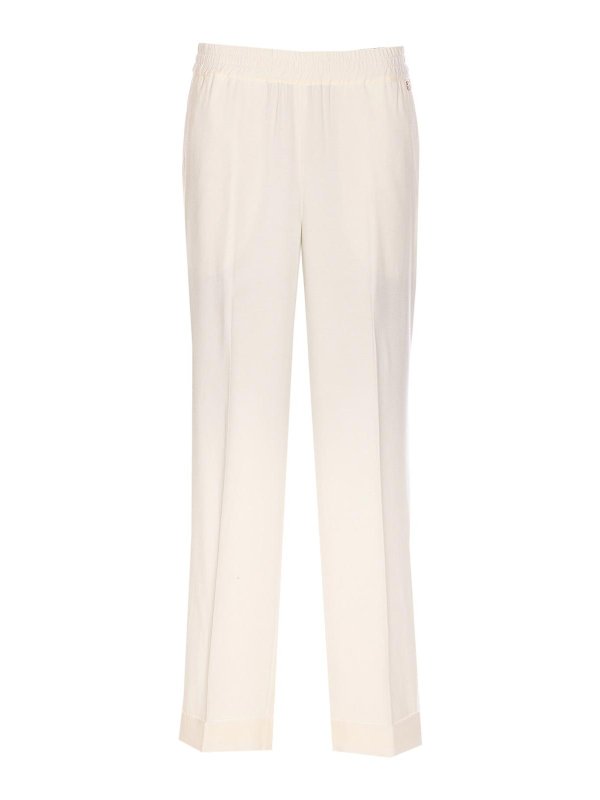 Liu Jo: pantaloni shorts - Pantaloni bianchi