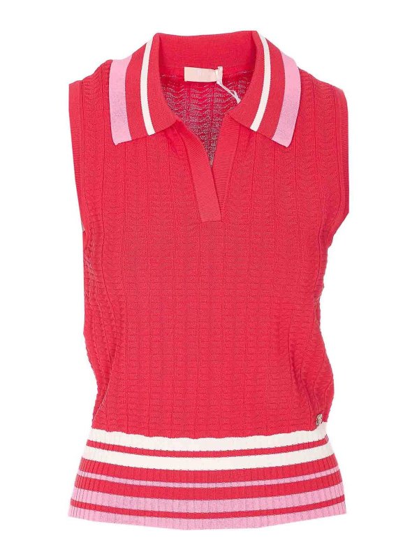 Liu Jo: Gilets tricot - Gilet - Multicolore