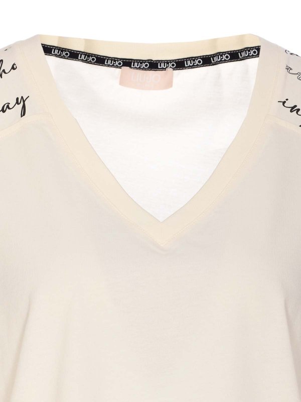 Camiseta - Blanco Replica 
online: Liu Jo