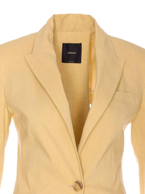 Giacca gialla OGNI Volta shop online: Pinko