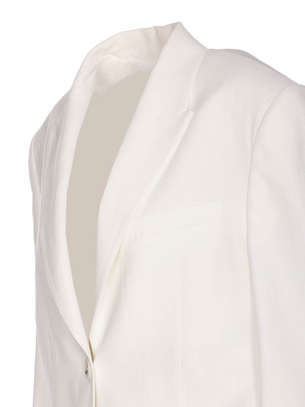 ジャケット PINKO Women Jackets 104944 A2FAZ05 White Blazer Pinko | Regular Fit with addition of linen | color