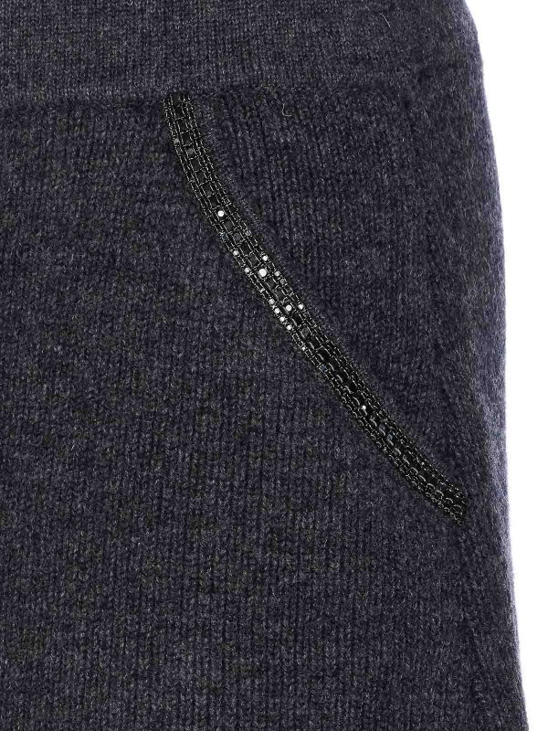 The Best Shops Self Portrait: Jupes midi et au genou - Jupe Midi - Gris