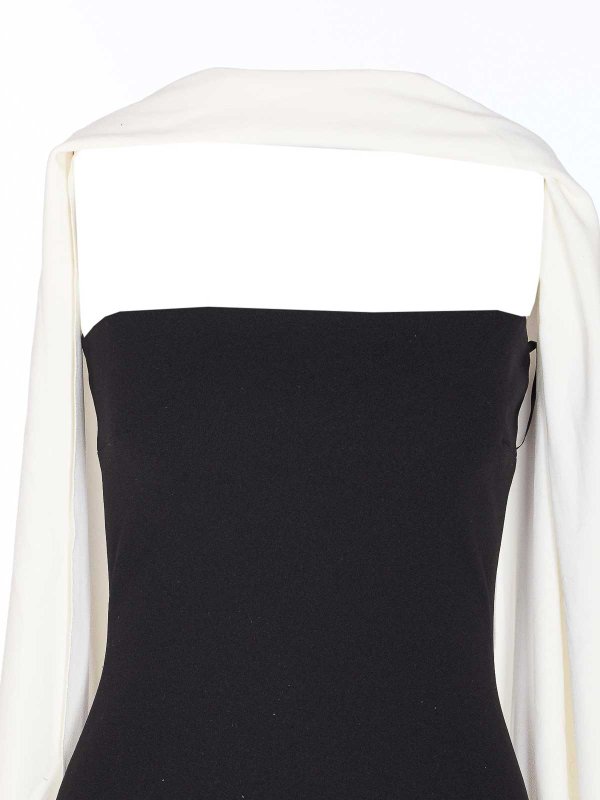 マキシドレス - 黒 shop online: SOLACE LONDON