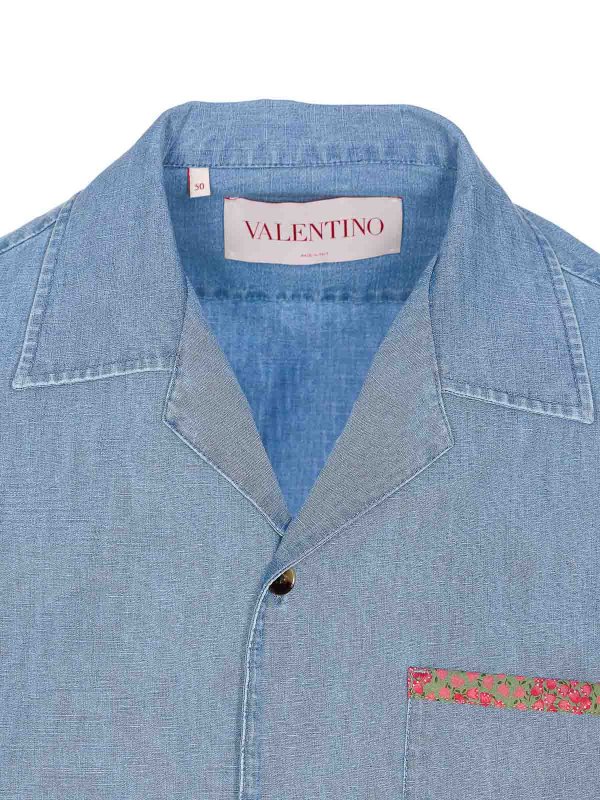 Denim Shirt shop online: VALENTINO GARAVANI