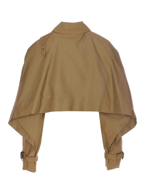 VIVIENNE WESTWOOD: Kurze Mäntel online - Kurzer Mantel - Beige