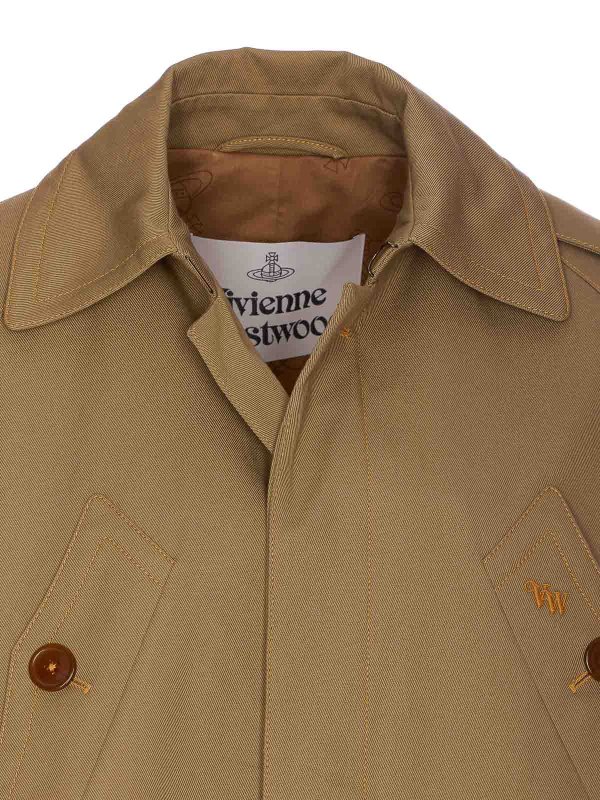 Kurzer Mantel - Beige shop online: VIVIENNE WESTWOOD