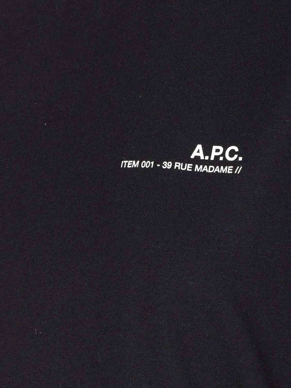 The Best Shops A.P.C.: t-shirts - Black Standard T-Shirt