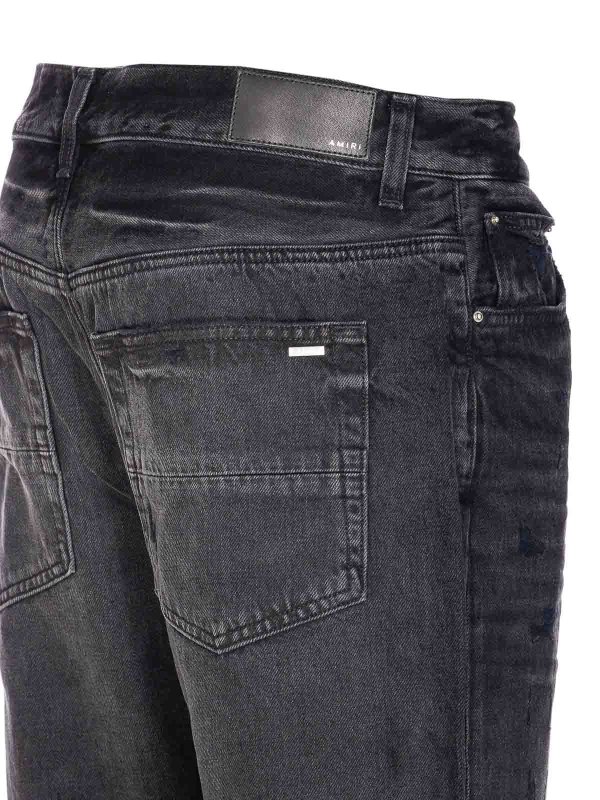 The Best Shops AMIRI: ブーツカットジーンズ - ブーツカットジーンズ - 黒