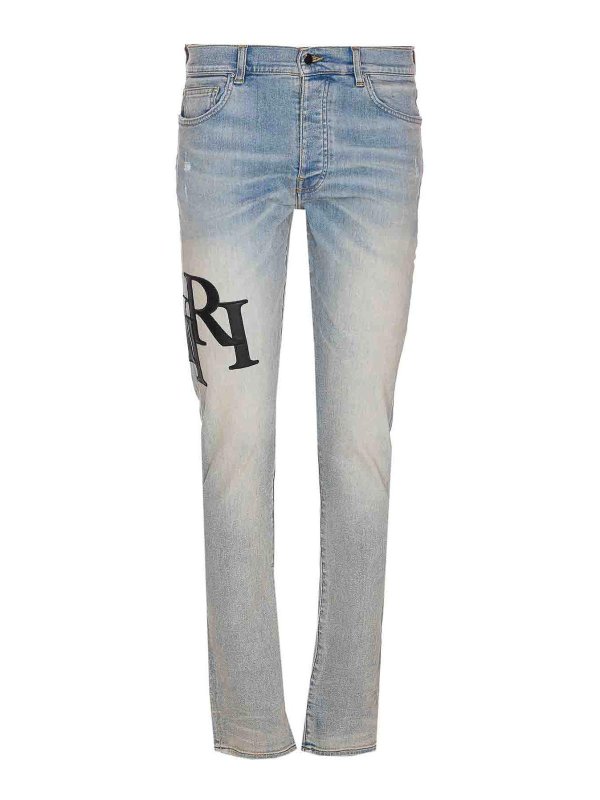 AMIRI: ブーツカットジーンズ - ブーツカットジーンズ - ブルー