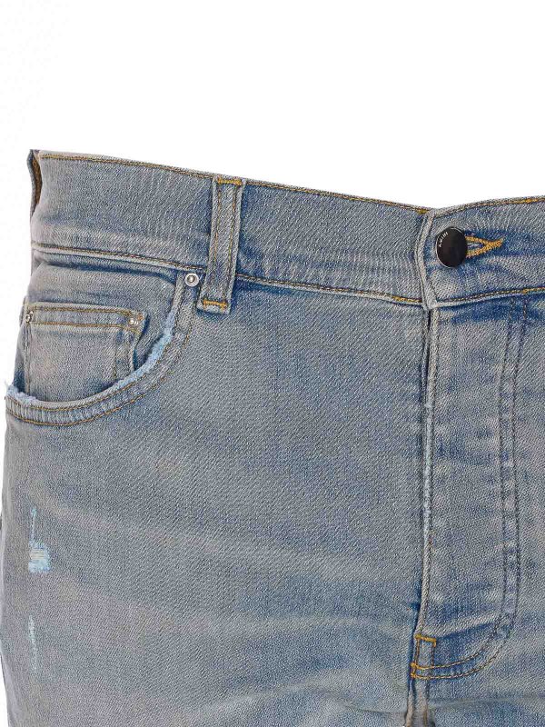 ブーツカットジーンズ - ブルー shop online: AMIRI