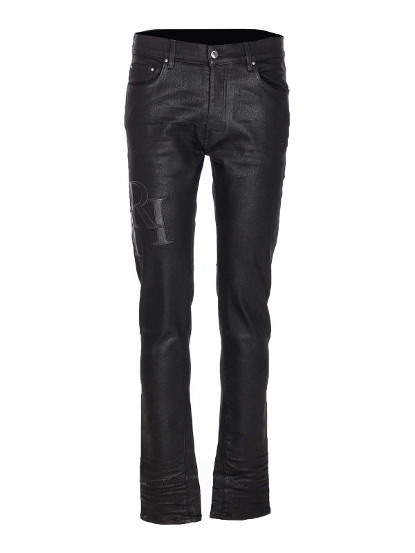 AMIRI: Jeans évasés - Jean Bootcut - Noir