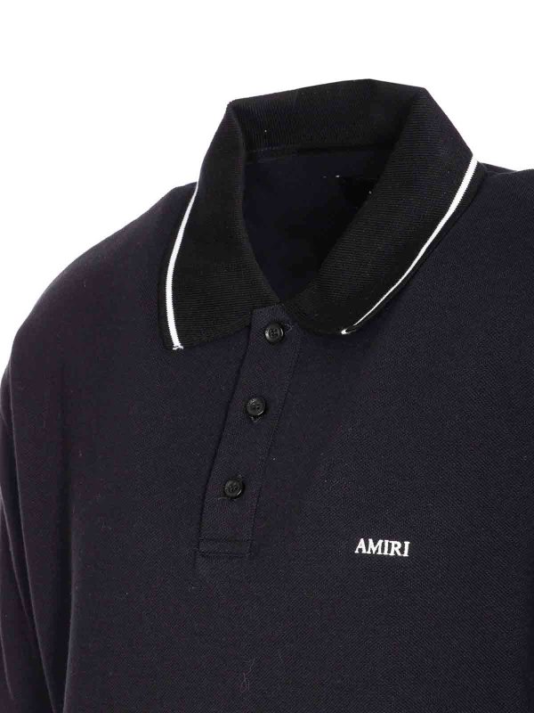 The Best Shops AMIRI: polo shirts - Black Polo