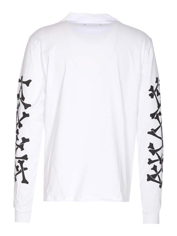 AMIRI: Tops & Tank tops online - Bones Stacked Long Sleeves Top