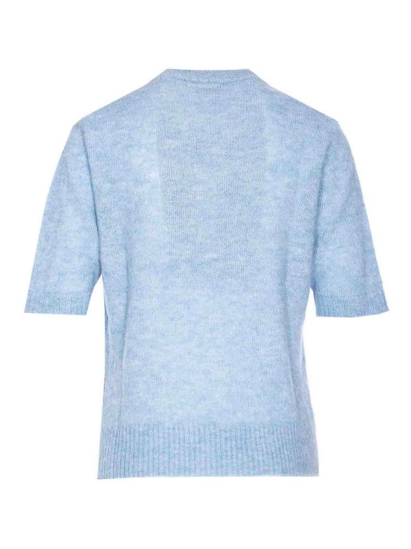 GANNI: T-shirts online - T-Shirt - Bleu