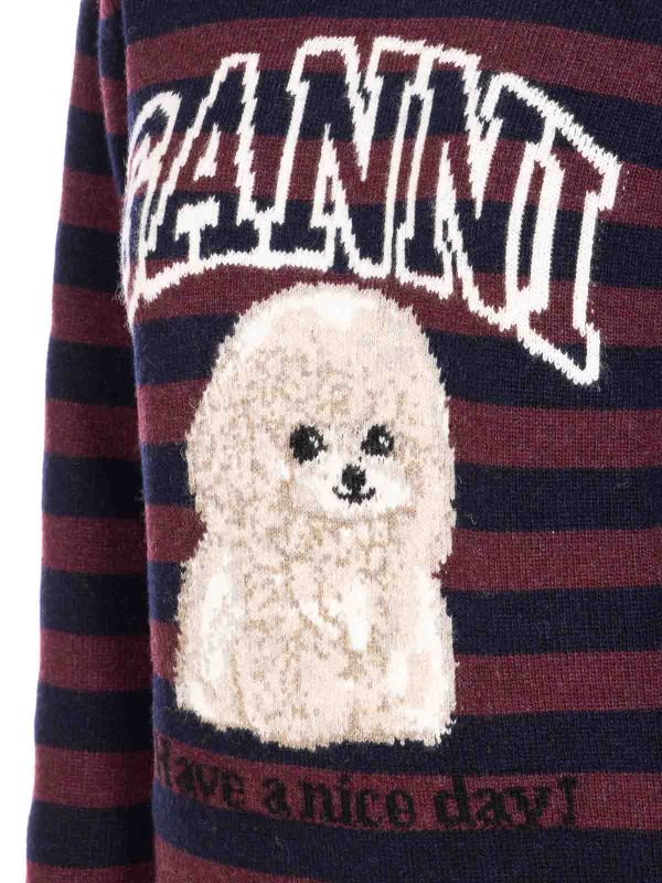 The Best Shops GANNI: クルーネック - クルーネック - マルチカラー