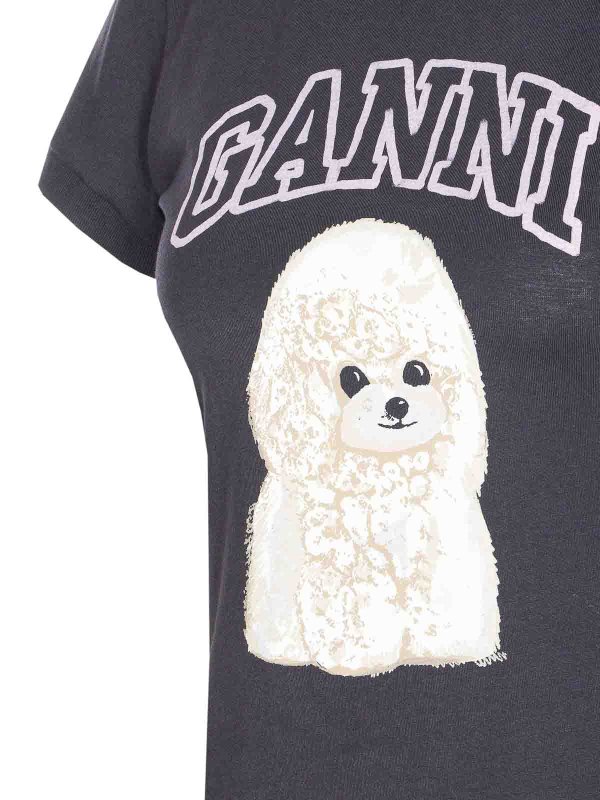 The Best Shops GANNI: Camisetas - Camiseta - Gris