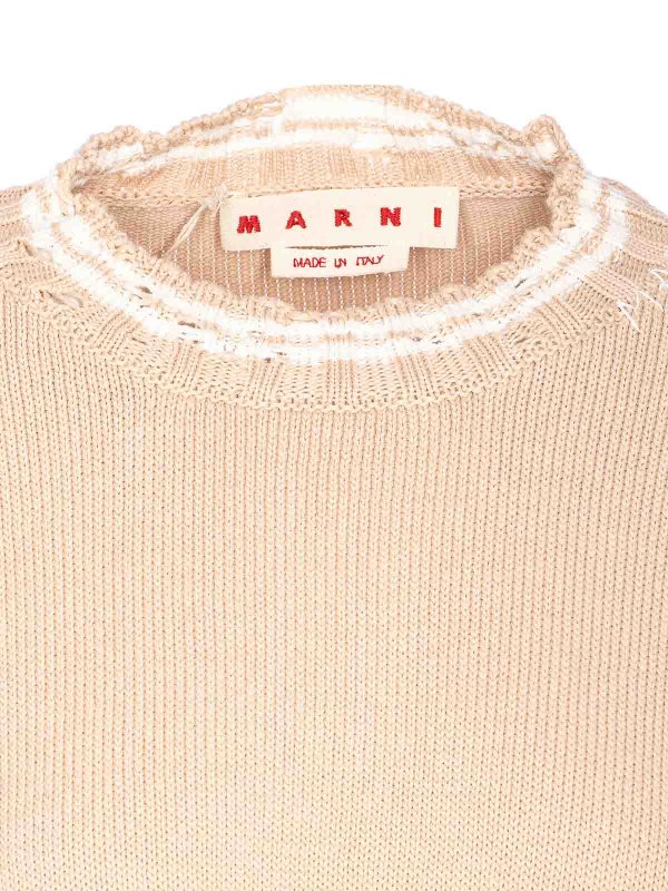 Pull Col Rond - Beige shop online: Marni