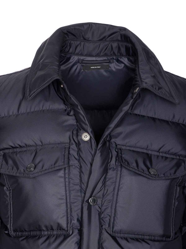 Night Indigo Down Jacket shop online: TOM FORD