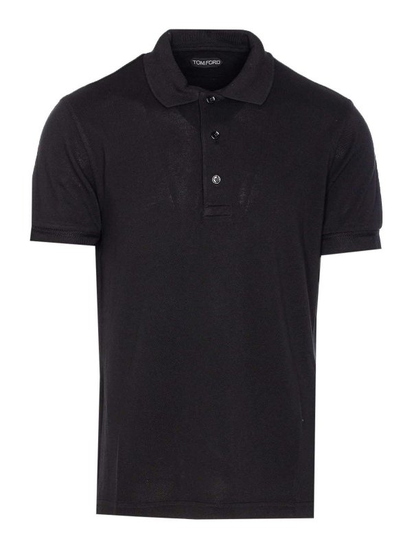 TOM FORD: polo shirts - Black Polo