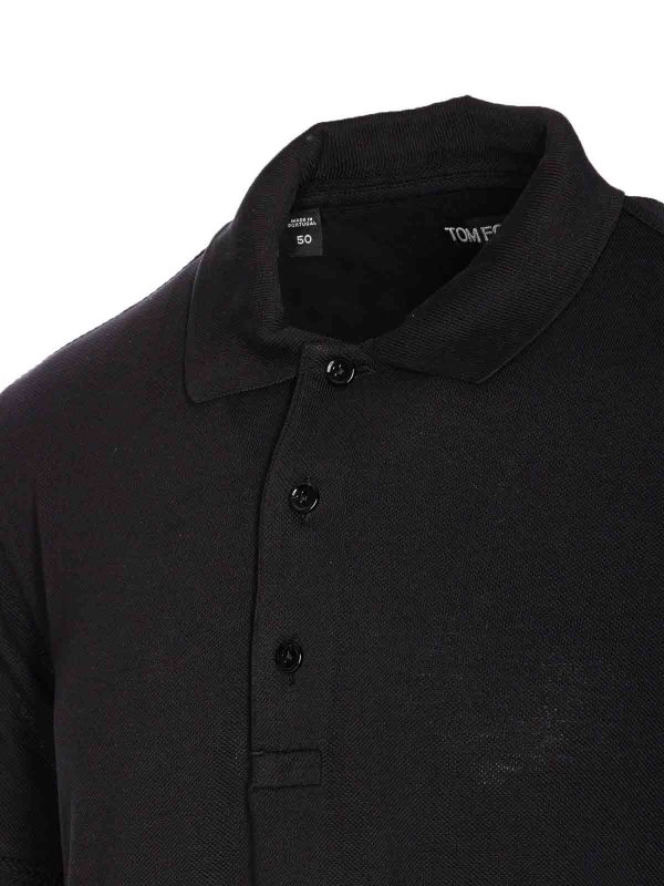 The Best Shops TOM FORD: polo shirts - Black Polo