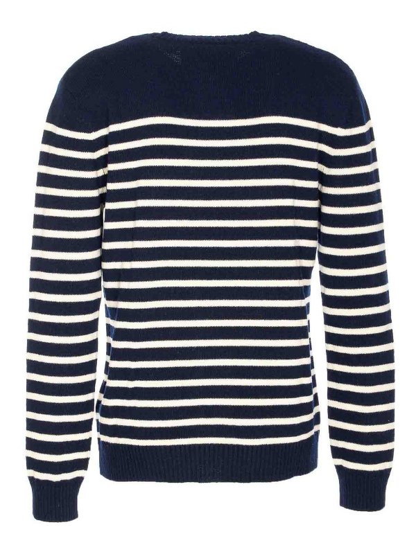 VALENTINO GARAVANI: Pull col rond online - Pull Col Rond - Bleu