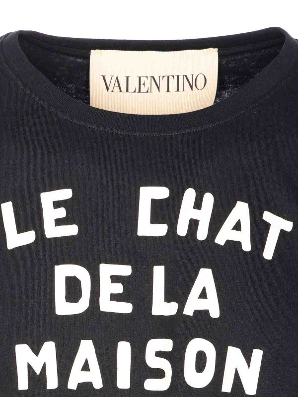 Black T-Shirt shop online: VALENTINO GARAVANI