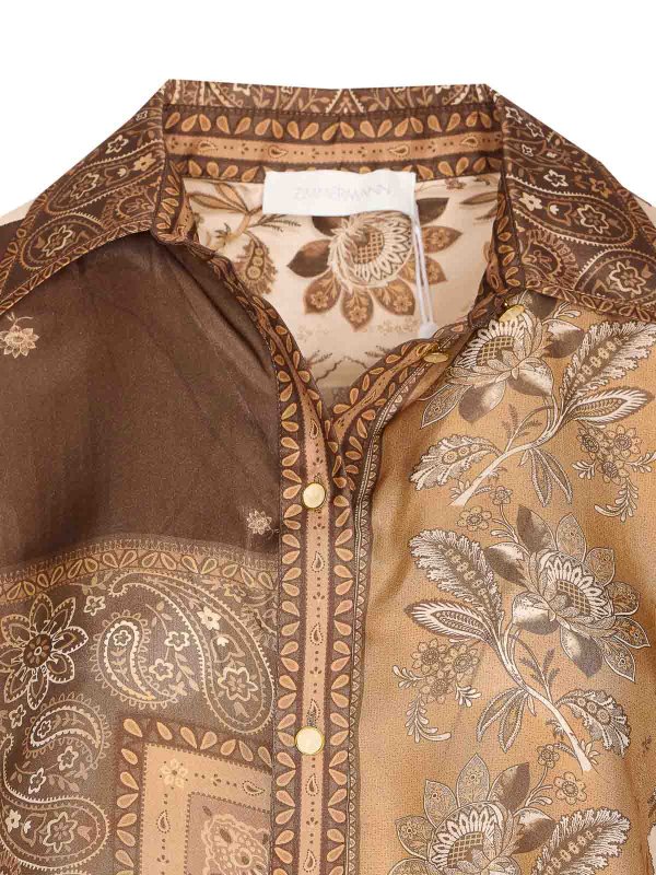 シャツ - ブラウン shop online: ZIMMERMANN