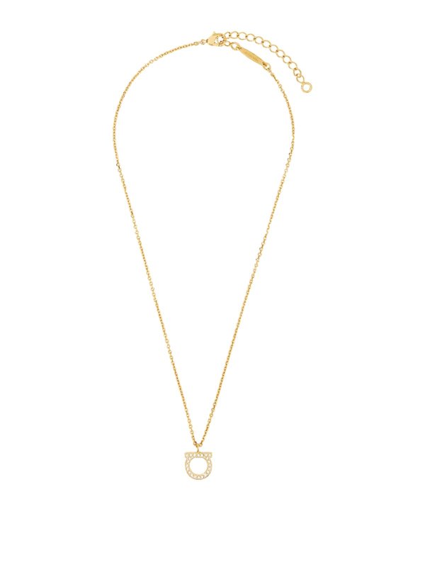 FERRAGAMO: Necklaces & Chokers - Gancini Necklace