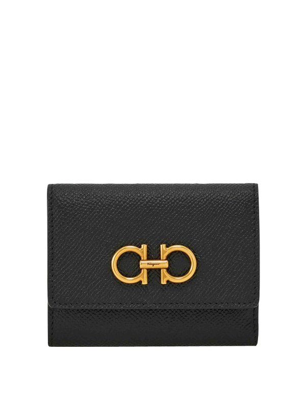 FERRAGAMO: wallets & purses - Gancini Trifold Wallet