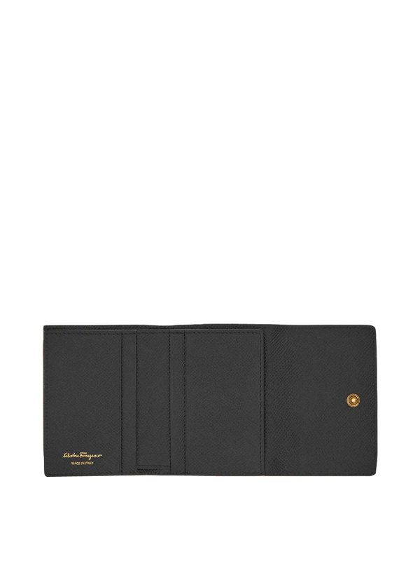 FERRAGAMO: wallets & purses online - Gancini Trifold Wallet