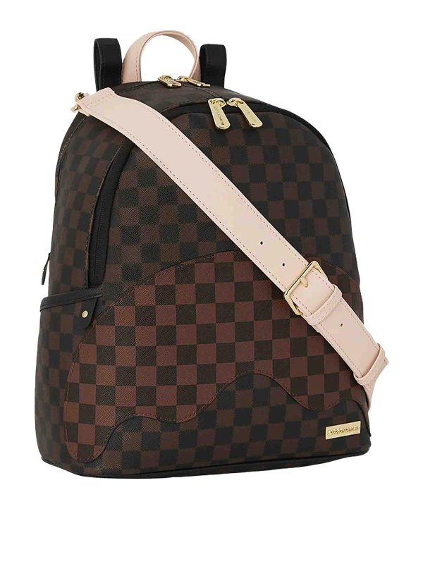 SPRAYGROUND: backpacks online - Brown Boujee Strap Backpack