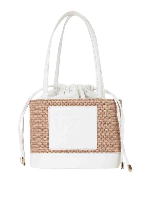v°73: totes bags - Beige Cat Handbag