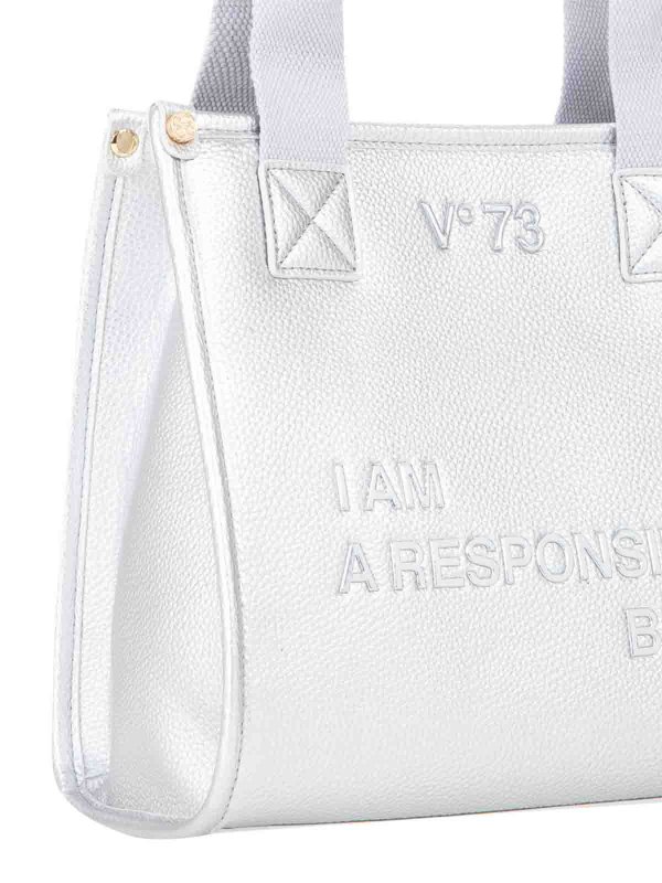 トートバッグ - 銀 shop online: v°73