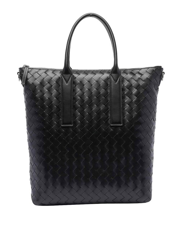 BOTTEGA VENETA: トートバッグ - トートバッグ - 黒