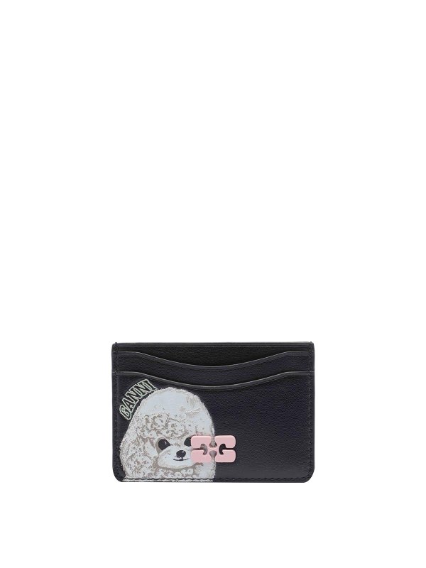 GANNI: Clutch - Pochette - Noir