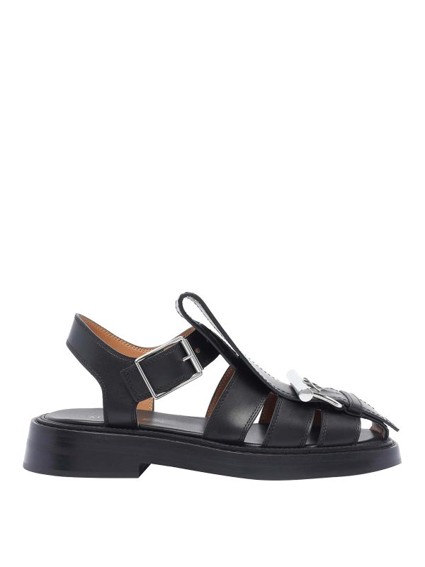 ALEXANDER MCQUEEN: Sandalen - Sandalen - Schwarz
