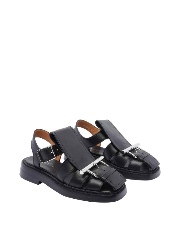 ALEXANDER MCQUEEN: Sandalen online - Sandalen - Schwarz