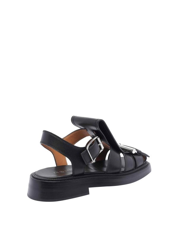 The Best Shops ALEXANDER MCQUEEN: Sandalen - Sandalen - Schwarz