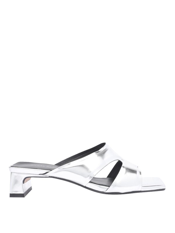 ANGEL ALARCON: パンプス - パンプス - 銀