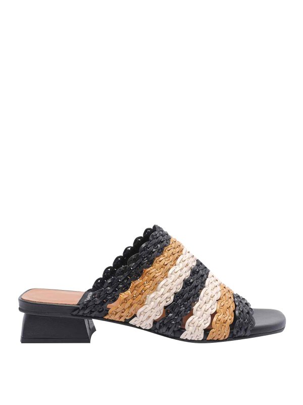 ANGEL ALARCON: サンダル - サンダル - マルチカラー