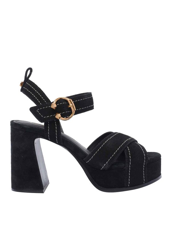ASH: Sandalen - Sandalen - Schwarz